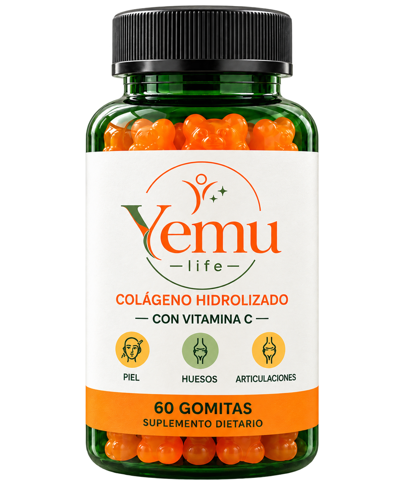 Colágeno Hidrolizado con Vitamina C — 60 gomitas